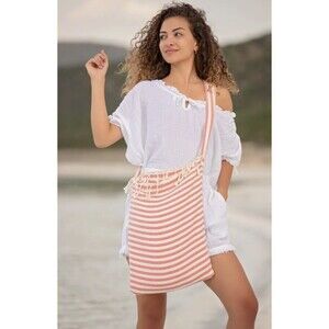 NEW 100% Premium Turkish Cotton CONVERTIBLE BAG TO A TOWEL/THROW In Magenta